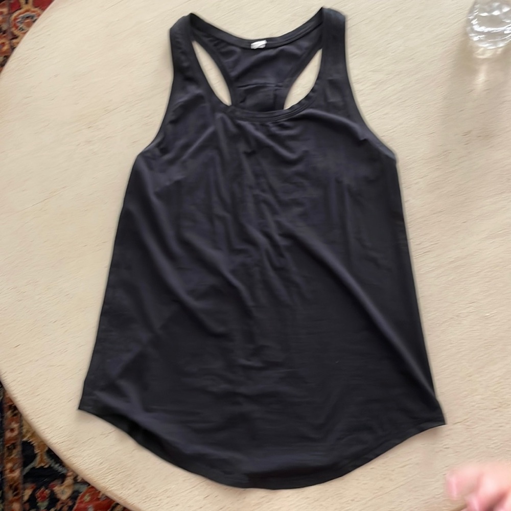 Lululemon racer back tank top - size 2, black